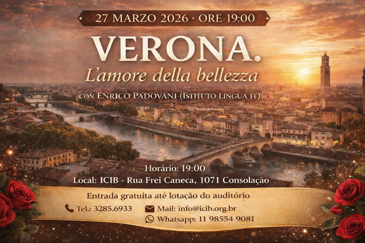 Apresentação: Verona dia 27/03/2026 às 19h00 ICIB
